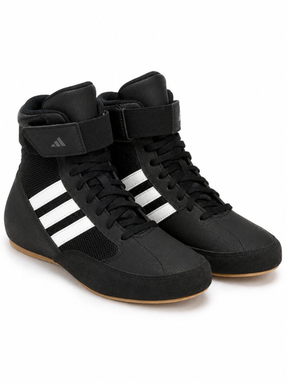 Adidas HVC 2 Black White Wrestling Boxing Shoes Men's 8